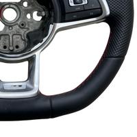 Volant sport en cuir pleine fleur à 3 branches de 40 mm pour Volkswagen VW Passat Golf 7 MK7 Mk7.5 Polo Jetta GTI - Vente flash