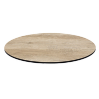 Panneau de table en stratifié compact HPL multicolore personnalisé OEM, antidérapant, rond, pour table de salle à manger extérieure, pour mobilier de resort