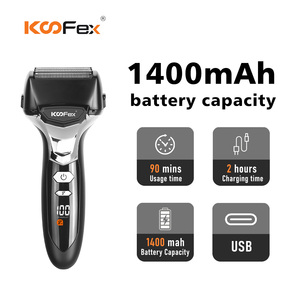 Máquina de Afeitar KooFex IPX6 Impermeable para el Hogar, 5 Cuchillas, Alta Velocidad, <span class=keywords><strong>9000</strong></span> RPM, con Pantalla LED - Product Image 3