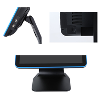 Système de point de vente (PDV) avec écran tactile de 15,6 pouces, caisse enregistreuse, terminal de facturation intelligent, machine de point de vente haute résolution, tout-en-un