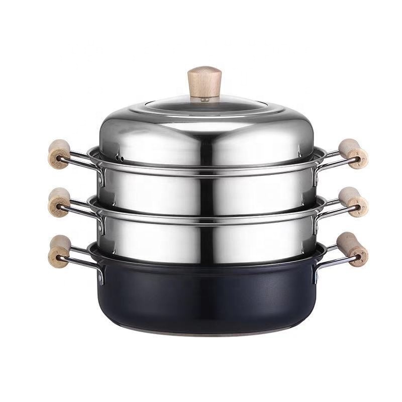 New Products 3Layer Stainless Steel Steamer