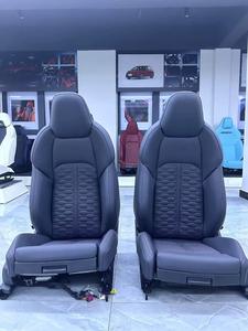 Accessori Auto Rivestimento Personalizzato in Pelle Sedili Sportivi da Corsa Bucket RS6 Sedile Sportivo per Aggiornamento Audi A3 A4 A5 A6 A7 Q5 Q7 Q8 - Product Image 6