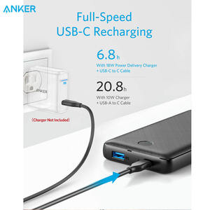 <span class=keywords><strong>Cargador</strong></span> Portátil Original <span class=keywords><strong>Anker</strong></span> 525 PowerCore 20K 20000mAh USB-C PD con Batería de Litio de 20W y Función de Carga - Product Image 4