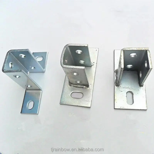 Fixations solaires en acier au carbone OEM ODM, accessoires photovoltaïques, accessoires solaires, support d'angle en acier galvanisé - Product Image 6