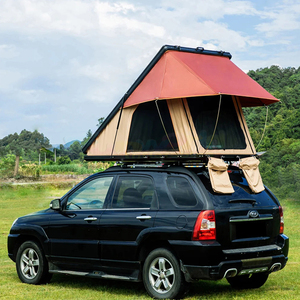 เต็นท์หลังคารถยนต์ผ้า Oxford สำหรับ 4 ฤดู ป้องกันรังสียูวี เต็นท์หลังคาแข็งแบบสองชั้น กันน้ำ ลดราคาพิเศษ - Product Image 6