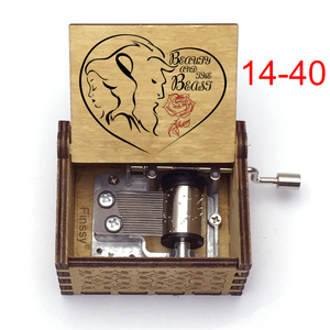 Caja de música de <span class=keywords><strong>La</strong></span> <span class=keywords><strong>Bella</strong></span> <span class=keywords><strong>y</strong></span> <span class=keywords><strong>La</strong></span> <span class=keywords><strong>Bestia</strong></span> con manivela de madera antigua 18 notas <span class=keywords><strong>Musical</strong></span> cumpleaños decoraciones de regalo de Navidad - Product Image 6