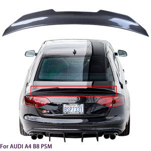 For B8 Sedan PSM Style Carbon Fiber Rear Spoiler Trunk Wing 2008-2011 - Product Image 1