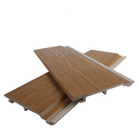 Fabricant professionnel de revêtements muraux extérieurs en composite bois-plastique PVC sans joint, texture bois, panneau mural WPC