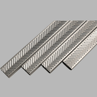 Profilé d'espacement en aluminium argenté pour vitrage isolant, vitrage sous vide, fenêtres et accessoires architecturaux