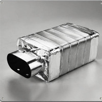 Machine à conduit Flexible en aluminium pour Ventilation d'air, 12mm, rectangulaire, rond, carré, semi-rigide, revêtement de conduit