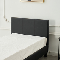 Lit Moderne en Bois Simple ou Double en Cuir avec Plateforme Simple, Vente en Gros Usine, Prix Abordable, Personnalisable