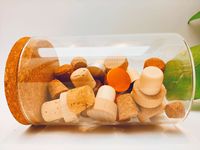 Bouchon conique en liège naturel pour spiritueux et vin de riz - 100% écorce de chêne, taille et épaisseur personnalisables, anti-fuite
