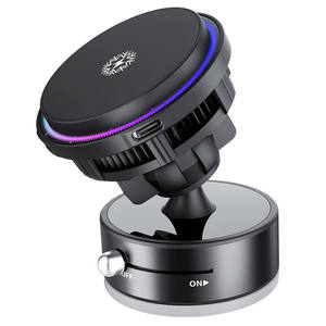 Chargeur sans fil W18 15W, support magnétique rotatif à 360 degrés pour téléphone, ventilateur de refroidissement RGB, refroidisseur de téléphone à semi-conducteurs - Product Image 1
