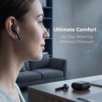 Écouteurs sans fil TWS en alliage de zinc avec miroir, basses profondes, intra-auriculaires, pour le sport, étanches IPX4, étui de charge Type C