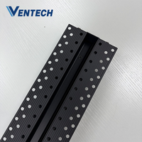 Système HVAC Ventech ODM/OEM, grille d'aération linéaire en aluminium réglable pour plafond, diffuseur à fentes avec boîte de plénum