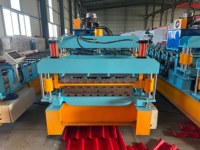 Máquina Formadora de Rollos de Tejas Trapezoidales y Corrugadas de Doble Capa LINRAN
