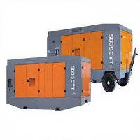 Compresseur d'air à vis, directement de l'usine, haute efficacité, 1650cfm, 25bar, 770hp, compresseur d'air à vis diesel