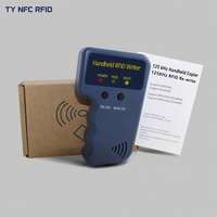 Duplicateur de cartes d'identité RFID 125KHz, copieur EM portable, lecteur/graveur de cartes IC T5577, outil de contrôle d'accès longue portée 5m