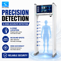 AI Walk Through Metal Detector Gate Smart Mobile Phone Detection Security Scanner untuk Penjara, Sekolah, Gedung Pemerintah