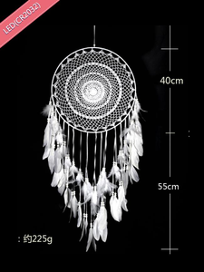 Dream Catcher <span class=keywords><strong>Macrame</strong></span>; Crystal Dream Catcher;Big Dream Catcher - Product Image 4