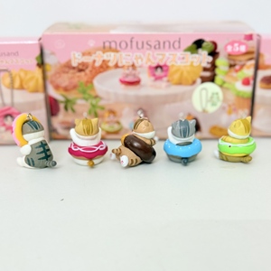 Lot de 5 figurines mignonnes en forme de donut de <span class=keywords><strong>chat</strong></span> dans une boîte surprise, idéales comme cadeaux - Product Image 4