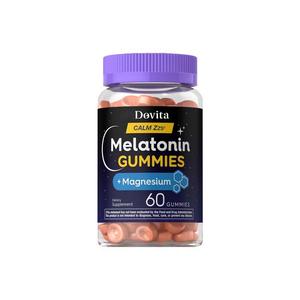 สารสกัดจากเมลาโทนิรสมะนาวสตรอเบอร์รี่มังสวิรัติพร้อมแมกนีเซียมซิเตรตช่วยในการนอนหลับปลอดภัยสำหรับสตรีมีครรภ์ - Product Image 1