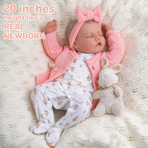 Babeside Twinnie 17 ''<span class=keywords><strong>Reborn</strong></span> Baby Doll 43cm Adorables poupées endormies Fermer les yeux <span class=keywords><strong>Reborn</strong></span> Baby Dolls - Product Image 4