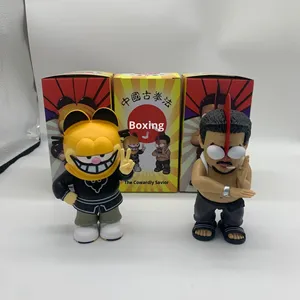 <span class=keywords><strong>Figurine</strong></span> d'anime Power Man et Garfield aux œufs salés, Grande Évasion - Star de l'arts martiaux chinois, <span class=keywords><strong>figurine</strong></span> en PVC à collectionner - Product Image 1