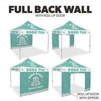 Carpa de calidad superior de 10*10 pies/3*3m con ventanas de malla y puerta Carpa de comida profesional comercial para negocios
