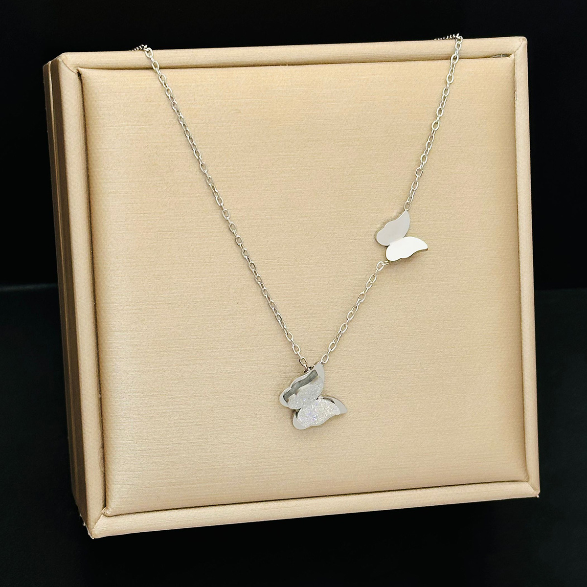 [925] double butterfly silver