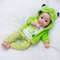 16 Zoll große, vollständig aus Silikon gefertigte Baby-Puppe für Hebammen- und Pflegeausbildung, gewichtete, lebensechte Neugeborenen-Puppe mit realistischem Gefühl und beruhigender Wirkung.