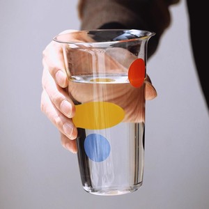 Vendita calda colorata tazza di vetro <span class=keywords><strong>a</strong></span> <span class=keywords><strong>pois</strong></span> alta tazza di vetro borosilicato tazza di caffè Latte tazza di vetro - Product Image 4