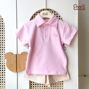 Camiseta Polo de Alta Calidad para Niños, Tela de Algodón Cómoda y Duradera, Ropa para Jugar al Aire Libre para Niños y Niñas - Product Image 3