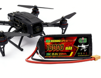 Batterie rechargeable de remplacement 14,8 V 5500 mAh 5000 mAh 6000 mAh, pack de batteries Li-polymère 60C avec connecteur XT60 pour avion RC et drone FPV