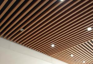 Plafond en aluminium avec impression par transfert de grain de bois, plaque en alliage d'aluminium pour décoration architecturale - Product Image 6
