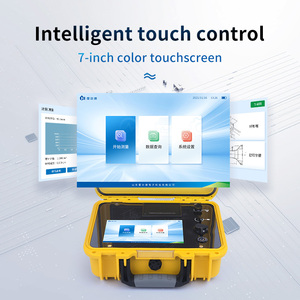 Xách tay liên tục thời gian thực mở kênh Flow Meter hiển thị 10 loại weirs flumes hồ sơ môi trường xung quanh thiết bị kiểm tra - Product Image 2