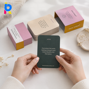 Tarjetas de Afirmación de Recuperación de la Sobriedad Personalizadas Premium para Apoyo a la Adherencia, Cartulina con Laminado Mate, Ecológicas, Envío Rápido - Product Image 4