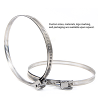 Collier de serrage rapide en acier inoxydable à visser pour tuyau d'air