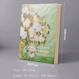 Grand carnet à couverture rigide en cuir A4, super épais, personnalisé, cadeau mignon pour étudiants - Product Image 2