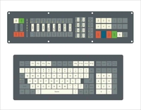 Bouton tactile en relief 3M claviers à membrane dôme en métal clavier en silicone et caoutchouc pour calculatrices