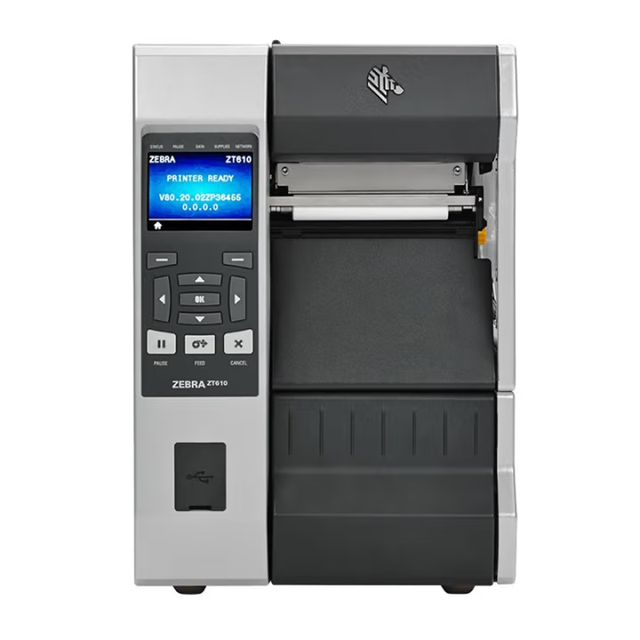 Zebra 203dpi Industrial Label Barcode Printer ZT610 Thermal Transfer Smart Printer for Logistics