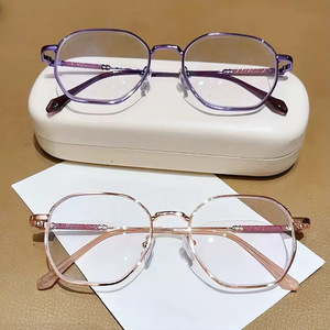 <span class=keywords><strong>Gafas</strong></span> de Lectura Shoneray al por Mayor, de Alta Calidad, Modernas, Retro, Cuadradas, Metálicas, Ligeras, con Protección Anti-luz Azul, <span class=keywords><strong>para</strong></span> Miopía, <span class=keywords><strong>para</strong></span> Mujer, Rosa/Morado - Product Image 2