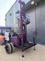 Nouveau 300m de profondeur Mini hydraulique puits d'eau alésage trou de forage plate-forme d'exploration de noyau perceuse de roche