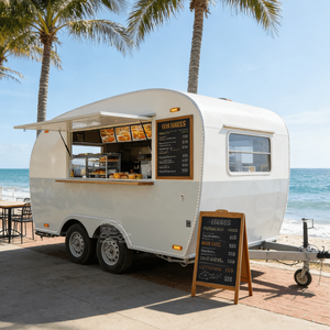 Camion de restauration mobile, remorque de restauration, camionnette de restauration, barbecue, remorque de restauration de rue, cuisine entièrement équipée, chariot de vente de hot-dogs - Product Image 6