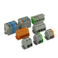 Conectores de Bloque de Terminales de Cable de Resorte de Color Gris de 1.5/2.5mm² PA66 de Cobre Estañado 800V/600V