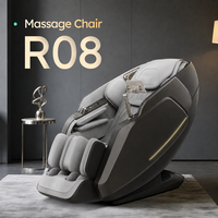 Fauteuil de massage 4D direct usine, corps entier, zéro gravité, luxe, intelligent IA, rails flexibles, chauffage, rouleaux de massage des pieds, inclinable électrique, OEM