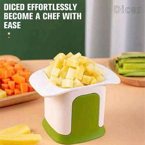 Wholesale Multifunctional Vegetable Hand-pressed Mini Manual Hand Press Potato Diced <b>Salad</b> Cutter - Product Image 5