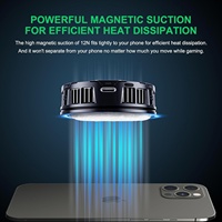 Refroidisseur de téléphone portable, dissipateur thermique, ventilateur de refroidissement pour jeux, étui de refroidissement magnétique pour iPhone/iPad, LED RGB, léger, ajustement universel