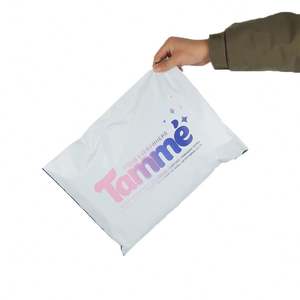 Eco Friendly Shock Resistant Recycled Plastic Poly Mailer Bags Printing Logo Mailer Packing Shipping Bag for Garment - Product Image 2