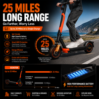 Scooter Eléctrico Plegable para Adultos, Aleación de Magnesio, 500W, 36V, Suspensión Individual, Carga de 120kg, para Uso Diario en el Campus y la Ciudad